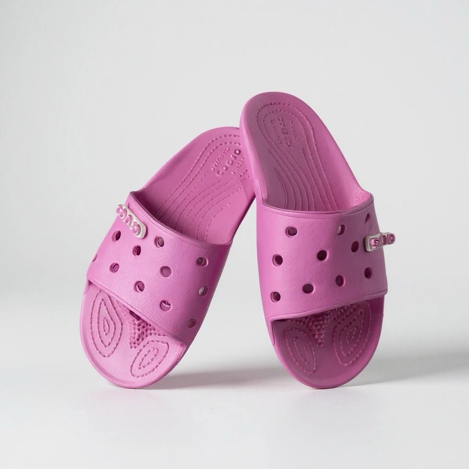 Crocs女式5码懒人拖鞋粉色 — 第 1/4 张图片