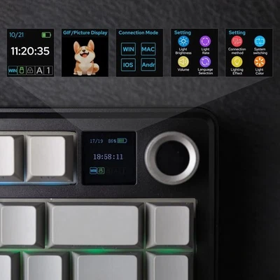 AULA F75 MAX Wireless Mechanical Gaming Keyboard - Image 1 of 4