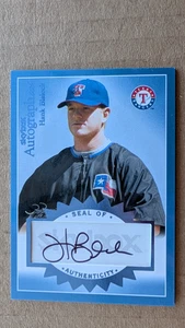 2004 Skybox Autographics HANK BLALOCK AUTO AUTOGRAPH Card /205 TEXAS RANGERS bb - Picture 1 of 2