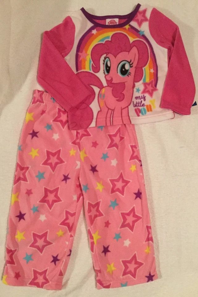 NWT My Little Pony Fleece Pajamas Sleepwear 2T Runs Small - Imagem 1 de 1