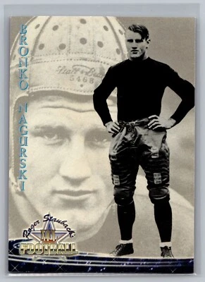 Bronko Nagurski 1994 Ted Williams Roger Staubach's NFL #12 Football Card Bears - Image 1 of 2