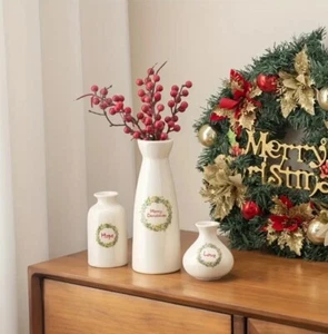 4 Pcs Ceramic Vase Set With Buck, Luxury High End Set.  Customizable Colors, - Picture 1 of 5