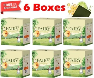 6 X Fairy Scrub Soap Green Tea Body Skin 50g - Picture 1 of 13