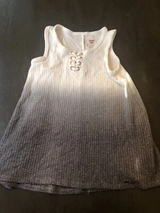 Justice Thermal Long Tank Ombre Girls Size 7 - Picture 1 of 3