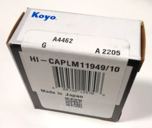 Japan Koyo LM11949/11910 Ag & Wheel Tapered Roller Bearing Cone & Cup, SET-2 A2 - Picture 1 of 4