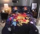 3D Color Pigment ZHUA164 Bed Pillowcases Quilt Duvet Cover Set Queen King Zoe