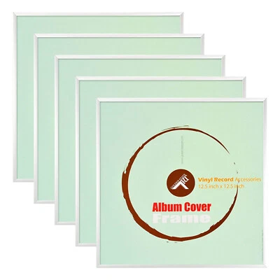 Квадратная алюминиевая виниловая рамка для обложки альбома пластинок 12,5x12,5 акриловое стекло - Изображение 1 из 4