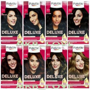 Palette Deluxe Permanent Hair Colour Dye Oil Care Colour Select Shade & Pack - Picture 1 of 15
