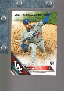 Topps Update Series 2016 #US136 Julio Urías ¡casi nuevo! ¡FRESCO! DODGERS debut de novato de radiocontrol - Imagen 1 de 2