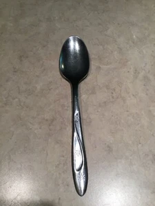 Vtg Americana Star Atomic Starburst Teaspoon Stainless Flatware USA MCM - Picture 1 of 4