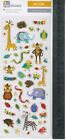 1x Sheet of Children's Cartoon Jungle Zoo Animals Fun Party Stickers, Kids Craft