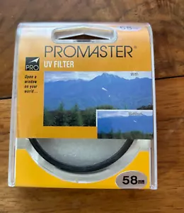 Promaster 58mm Filter Circular UV Filter with Box - Picture 1 of 3