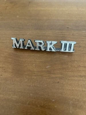 1968 - 1971 Lincoln Mark III Front Fender Emblem Badge OEM - Image 1 of 4