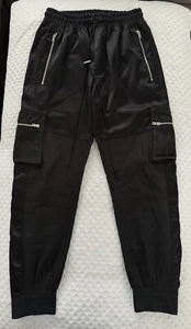 Pantalones cargo militares Represent negros medianos de algodón hechos en Gran Bretaña al por menor $260 - Imagen 1 de 20