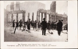 Post-EARTHQUAKE, Under MARTIAL LAW, San Francisco, Calif., April 18th 1906; Exc. - Bild 1 von 2