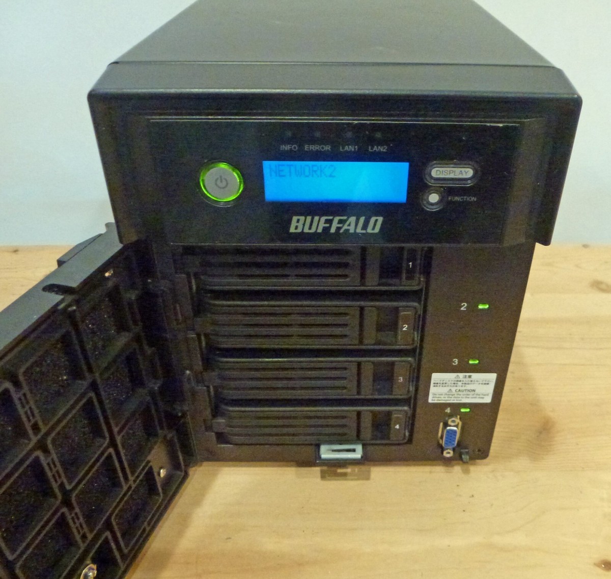 Buffalo Technology Network Attached Storage 4 Bays for sale Buffalo Technology Network Attached Storage 4 Bays for sale
