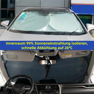 AutoFrontscheibe Sonnenschutz Windschutzscheibe Sonnenblende UV Schutz 160X86cm - Bild 1 von 9