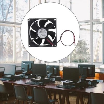 80mm/3.15 inch for DC 12V 5V 24V Computer Fan 2 Pin XH 2.54 8025 Cooling Fan 330 - Image 1 of 4