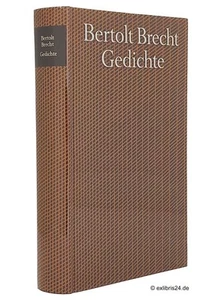 Bertolt Brecht: Gedichte (Bibliothek des 20. Jahrhunderts) | Dt. Bücherbund - Imagen 1 de 1
