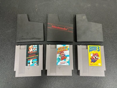 SUPER MARIO BROS 1-3 BUNDLE | Nintendo Nes Games + Sleeves - Image 1 of 4