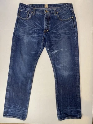PRPS Barracuda Men’s 38x33 Slim Straight Distressed Button Fly Jeans - Image 1 of 4