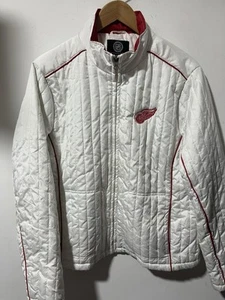 NHL Detroit Red Wings Women’s XL Puffer Style Jacket GIII Sports By Carl Banks - Picture 1 of 9