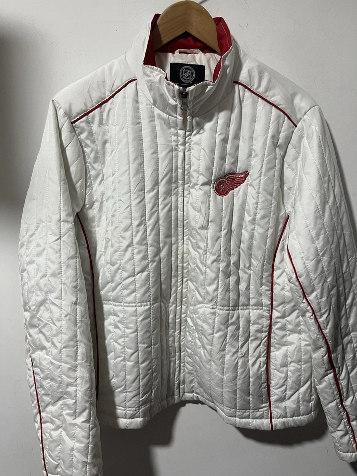 Chaqueta para mujer NHL Detroit Red Wings XL estilo acolchado GIII Sports de Carl Banks Foto 1 de 4