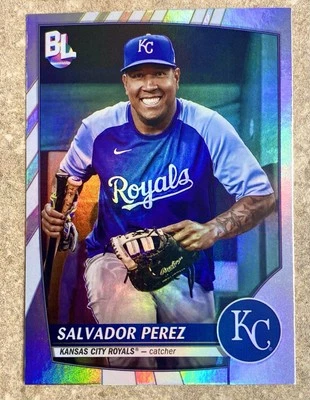 2023 Topps Big League #250 Salvador Perez Kansas City Royals Rainbow Foil - Image 1 of 2