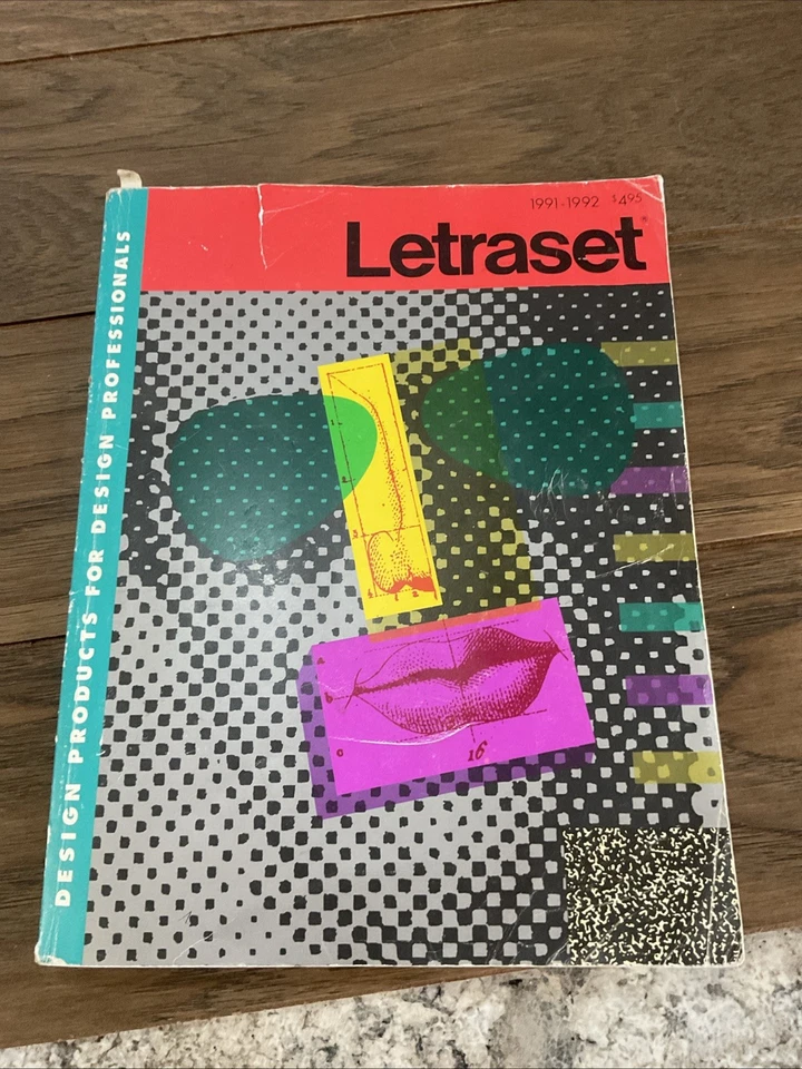 1991 Letraset Graphic Arts Artwork Typefaces Fonts Dry Transfer Catalog Foto 1 de 4