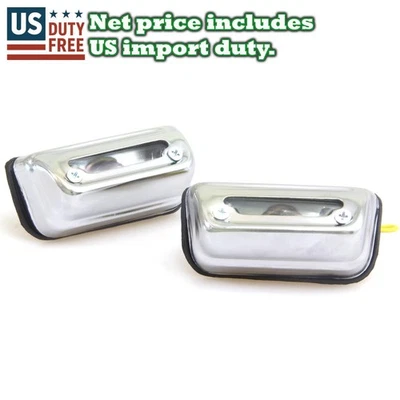 SE ADAPTA A TOYOTA COROLLA KE30 KE35 1974-81 PAR DE LUCES DE MATRÍCULA LÁMPARA 2 PIEZAS DERECHA DERECHA Foto 1 de 4