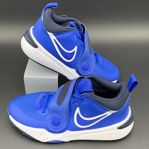 Nike Basketball Shoes Team Hustle D 11 Youth Size 6Y Royal Blue DV8996-400 - Picture 1 of 11