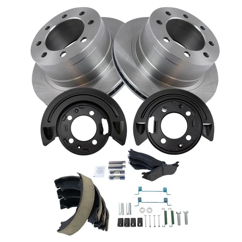 Rear Brake Pad & Rotor Kit Semi-Metallic For 2003-2005 Dodge Ram 2500 Ram 3500 - Изображение 1 из 4