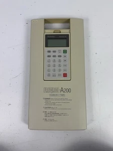 MITSUBISHI FREQROL-A200 AC DRIVE COVER, FR-A220E-3.7K, With Parameter unit - Picture 1 of 6