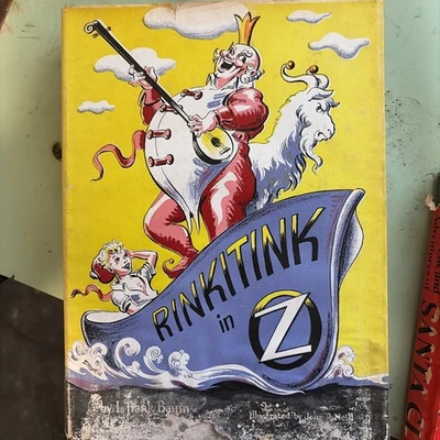 L Frank Baum Rinkitink In Oz Rare Edition Navy Boat Wizard John R Neil Ill. 1916 Foto 1 de 3