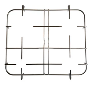 GRIGLIA BOMPANI BOREAL FOX DIM 42 x 35 FILO CROMATO 4 FUOCHI NO ORIGINALE CUCINA - Imagen 1 de 5