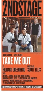 TAKE ME OUT ad flyer JESSE WILLIAMS (GREY'S ANATOMY) JESSE TYLER FERGUSON - Picture 1 of 2