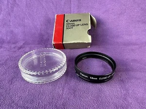 Canon 58 MM Close-Up Lens 500T Japan  - Picture 1 of 3