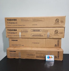 Toshiba TFC616U C,M,Y,K Complete Toner Cartridge Set - Picture 1 of 1