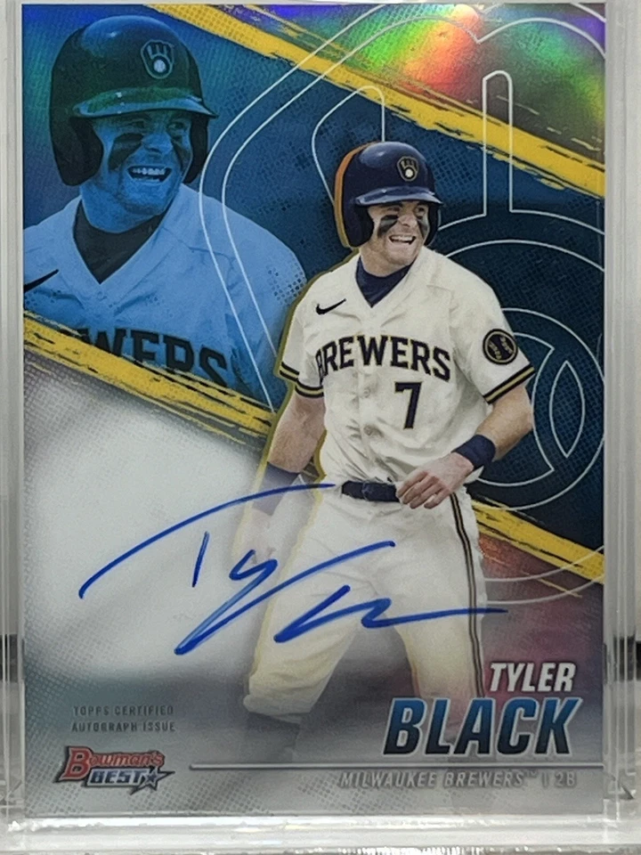 2021 Bowman's Best Tyler Black Refractor Auto #4 Prospect  #B21-TB - Image 1 of 2