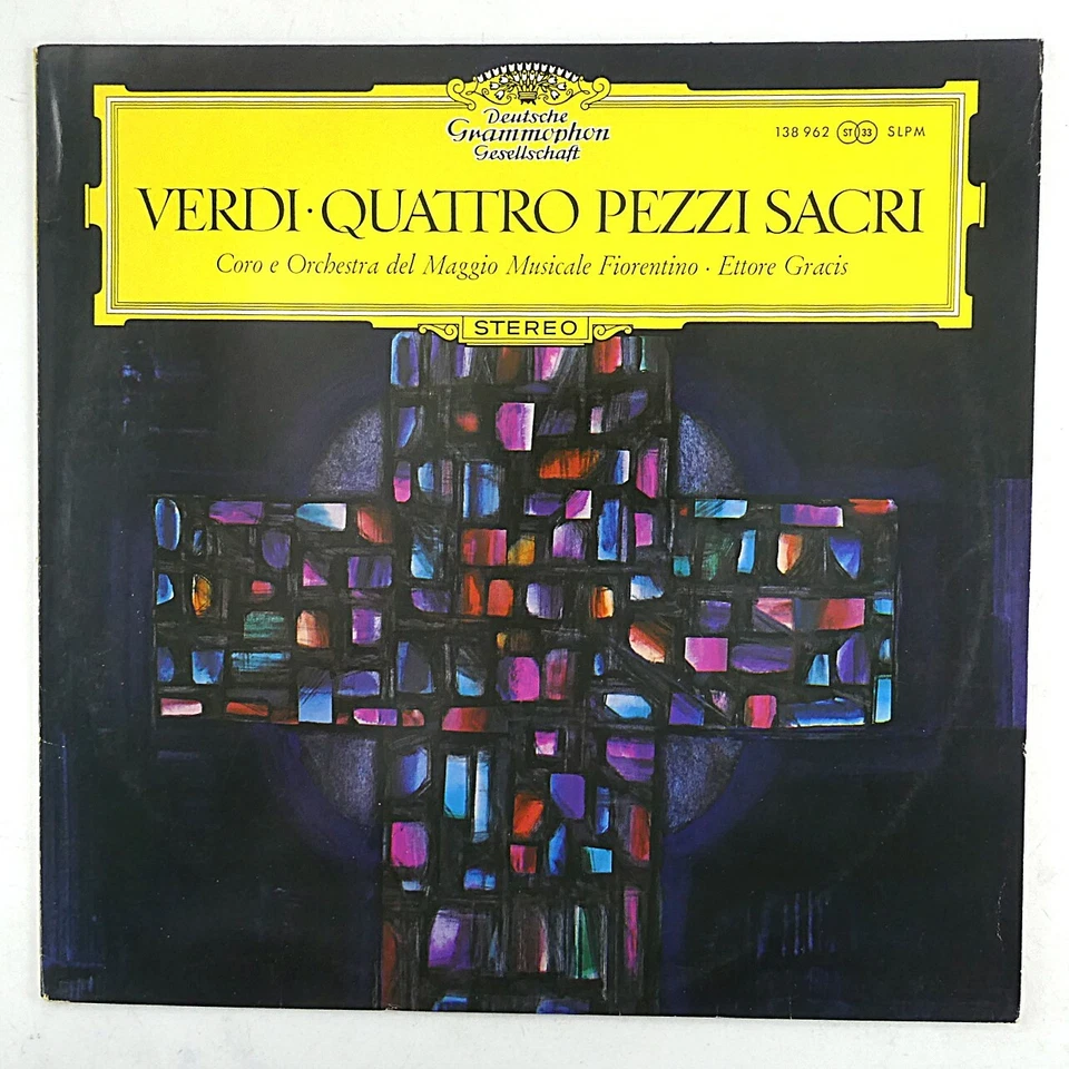 Lp Verdi 1965 Quattro Pezzi Sacri O. Del Maggio Musicale Fiorentino E. Gracis - Bild 1 von 3