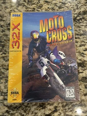Sega Genesis 32X MOTO CROSS CHAMPIONSHIP / MOTOCROSS - NEW & Factory Sealed! - Image 1 of 4
