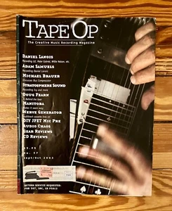 Tape Op Magazine Sept/Oct 2003 #37 Vintage Daniel Lanois Michael Brauer Manitoba - Bild 1 von 1