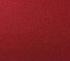 BALLARD DESIGNS TWILL CRIMSON RED COTTON  MULTI-USE FABRIC BY THE YARD 56"W - Picture 1 of 2