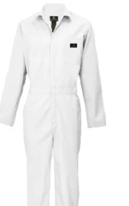 Smiley Scrubs Long Sleeve Coverall Jumpsuit, Boilersuit Protective Work Gear 861 - Picture 1 of 20