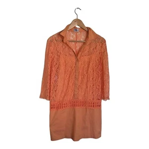 PHILOSOPHY Di ALBERTA FERRETTI Ladies UK 12 BLOUSE Shirt Orange - Picture 1 of 3