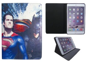 Bat man Superhero Hero Comic Leather Case Cover Apple iPad Mini 1,2,3 G tablet - Picture 1 of 5