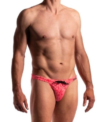 Manstore Beach Tanga Badehose M2284 Gr.: M UVP: 59,95€ NEU print rose - Bild 1 von 3