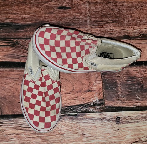 Vans Rosso Scacchi Uomo 4 5 Donna 6 Leggi