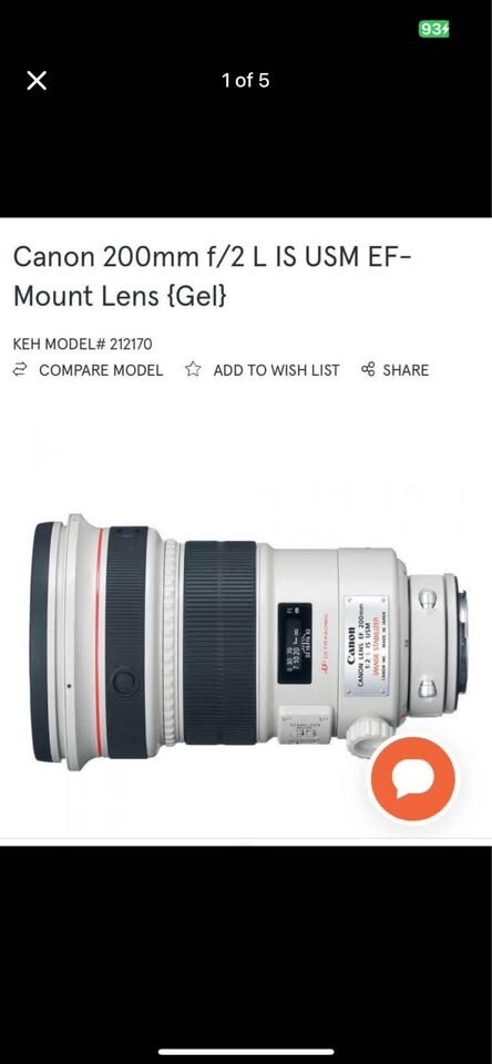 Canon 200mm Focal f/2 Camera Lenses for sale - eBay Canon 200mm Focal f/2 Camera Lenses for sale - eBay