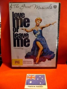 Love Me or Leave Me (DVD, 1955) New & Sealed. - Picture 1 of 2